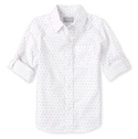 Boys Triangle Poplin Button Down Shirt2